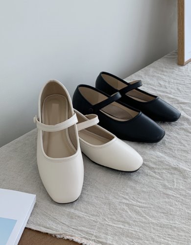 스프링 메리제인 플랫슈즈(2color)-shoes